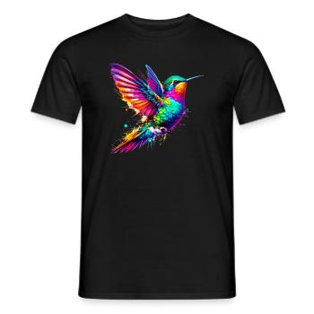 Colibri - T-shirt homme - noir - Devant - AI Model Male 178 light (178cm)