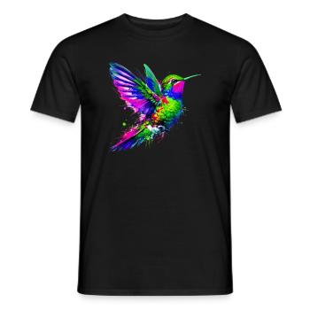 Colibri - T-shirt homme - noir - Devant - AI Model Male 178 light (178cm)