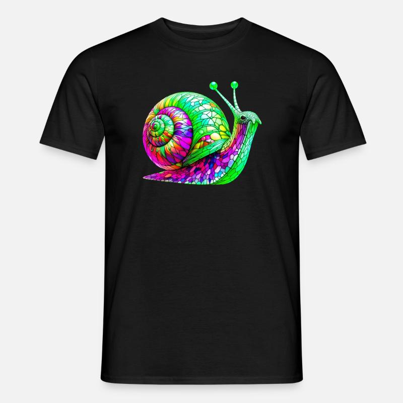 Snail - Men’s T-shirt - black