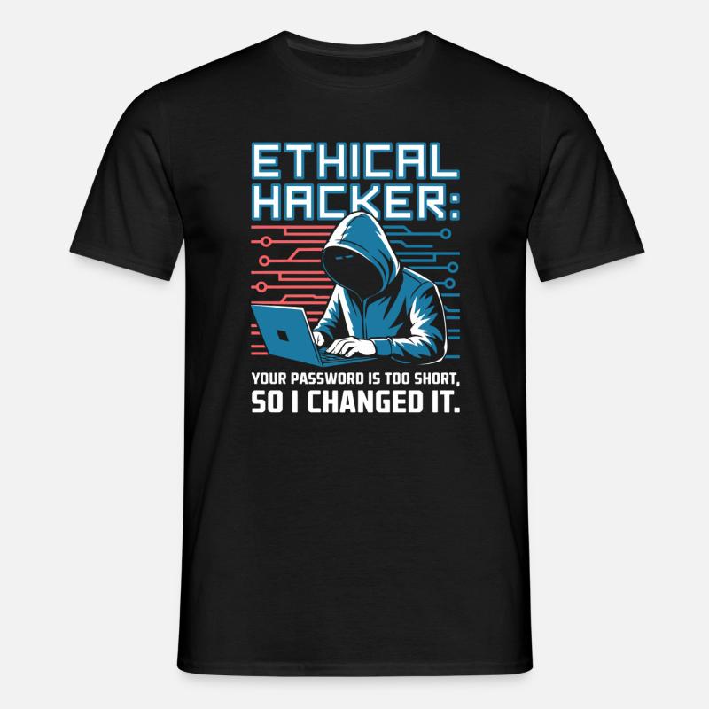 Ethischer Hacker - Männer T-Shirt - Schwarz