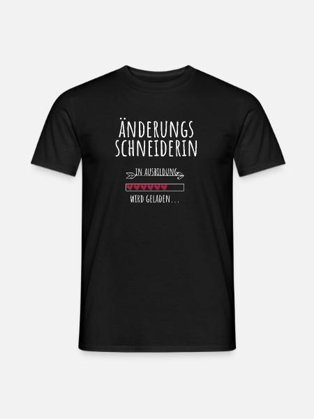 Änderungsschneiderin Ausbildung Beruf Geschenk - Männer T-Shirt - Schwarz