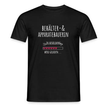 Behälter und Apparatebauerin Ausbildung Beruf - Männer T-Shirt - Schwarz - Vorne - AI Model Male 178 light (178cm)