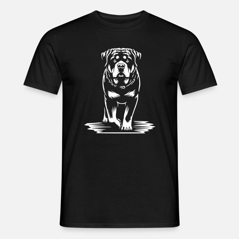 Rottweiler "Black Edition" - Männer T-Shirt - Schwarz