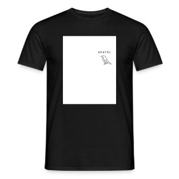 Spatzl - Männer T-Shirt - Schwarz - Vorne - AI Model Male 178 light (178cm)