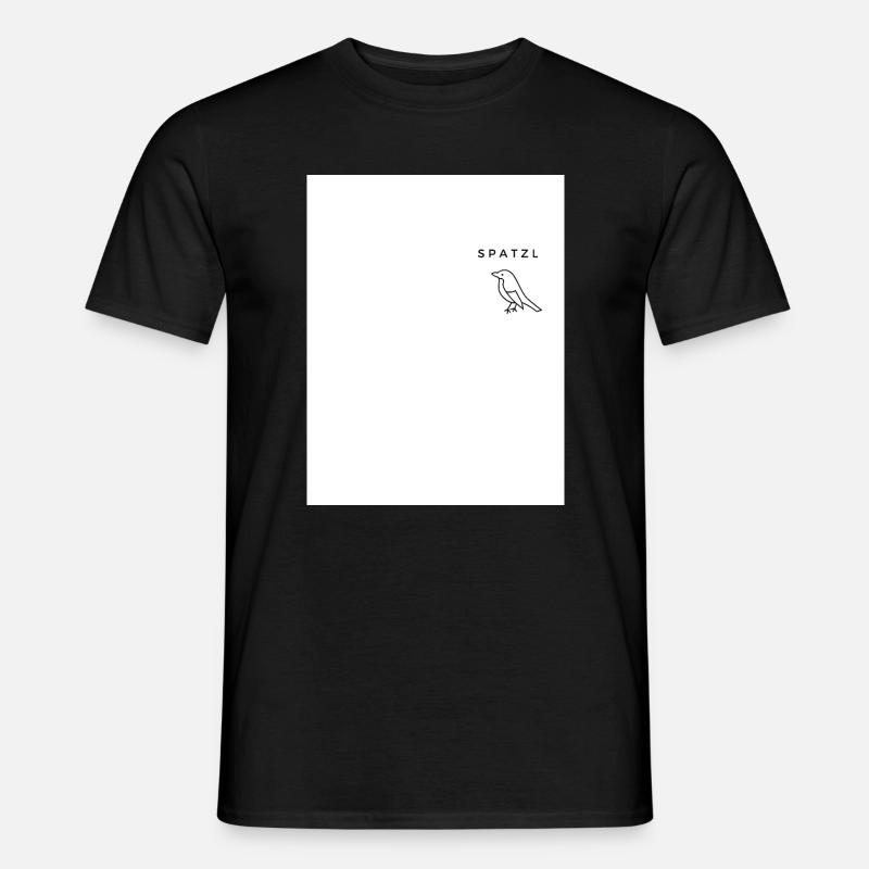 Spatzl - Männer T-Shirt - Schwarz