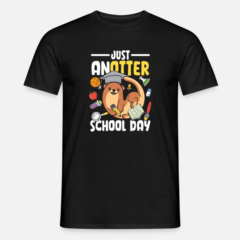 Just anotter school day - Männer T-Shirt - Schwarz