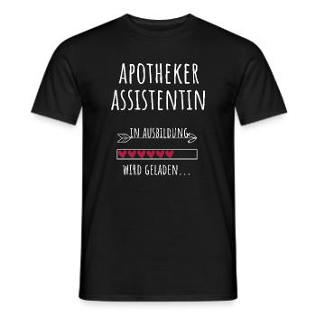 Apothekerassistentin Ausbildung Beruf Geschenk - Männer T-Shirt - Schwarz - Vorne - AI Model Male 178 light (178cm)