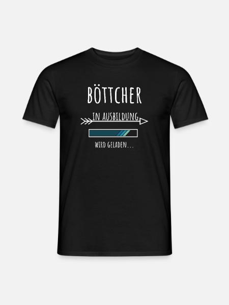 Böttcher Ausbildung Beruf Geschenk - Männer T-Shirt - Schwarz