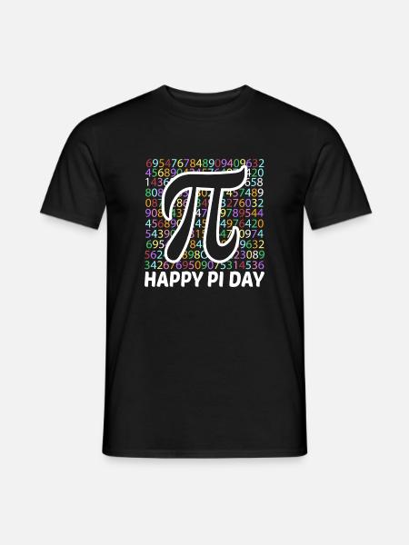 Bonne Journée Pi Enfants Professeurs de Mathématiques Professeur Étudiant - T-shirt homme - noir