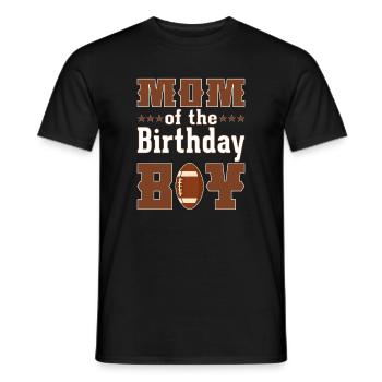 Fête Américan Football Anniversaire - T-shirt homme - noir - Devant - AI Model Male 178 light (178cm)