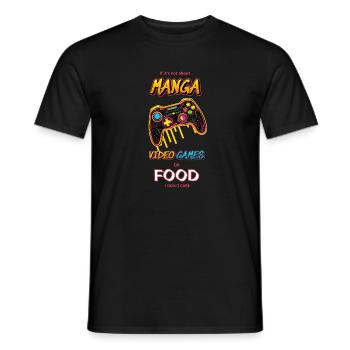 Manga Neon Gamer - T-shirt homme - noir - Devant - AI Model Male 178 light (178cm)