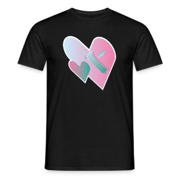 Love Assemble 00 - Men's T-Shirt - black - Front - AI Model Male 178 light (178cm)
