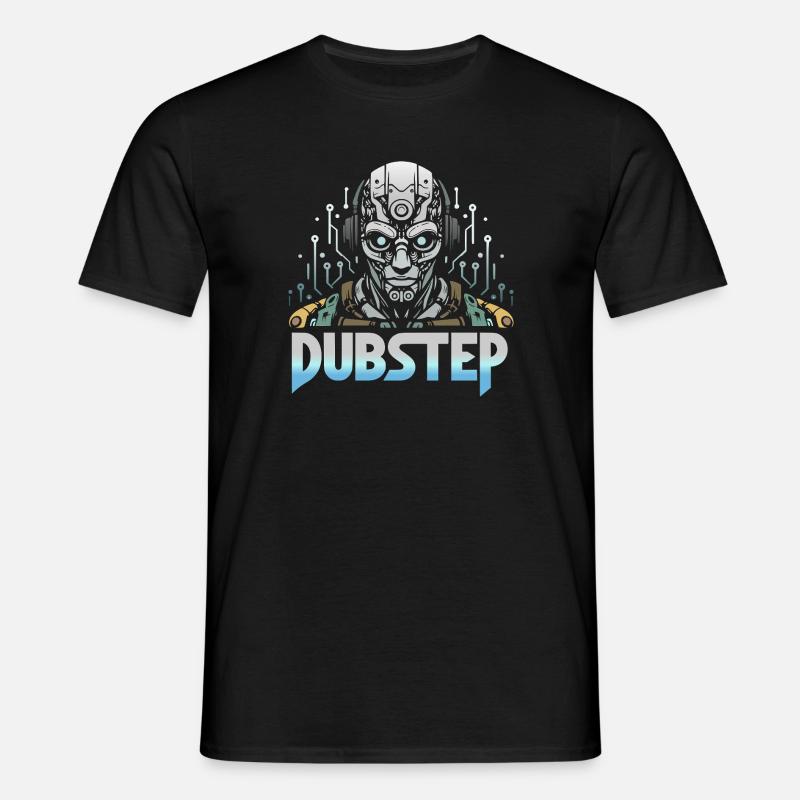 Dubstep Cyborg - Männer T-Shirt - Schwarz