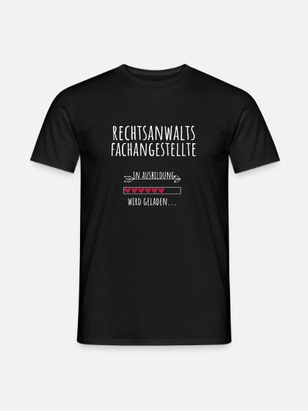 Rechtsanwaltsfachangestellte Ausbildung Beruf - Männer T-Shirt - Schwarz