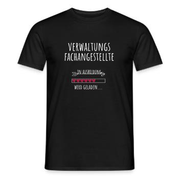 Verwaltungsfachangestellte Ausbildung Beruf Gesche - Männer T-Shirt - Schwarz - Vorne - AI Model Male 178 light (178cm)