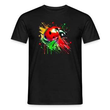 Marienkäfer - Männer T-Shirt - Schwarz - Vorne - AI Model Male 178 light (178cm)