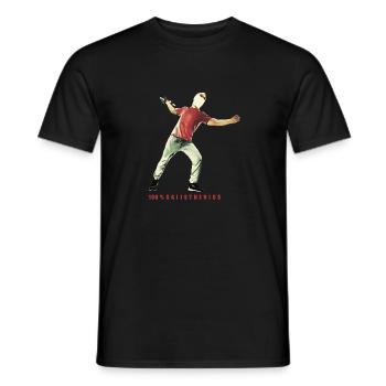 Calisthenics - Bodyweight Training - Men's T-Shirt - black - Front - AI Model Male 178 light (178cm)