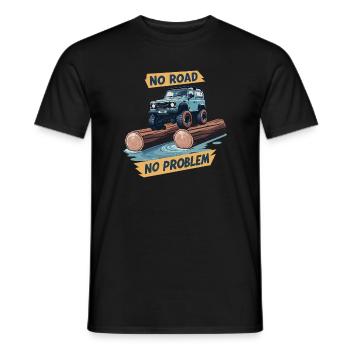 Off-Road Vehicle Driver - Men's T-Shirt - black - Front - AI Model Male 178 light (178cm)