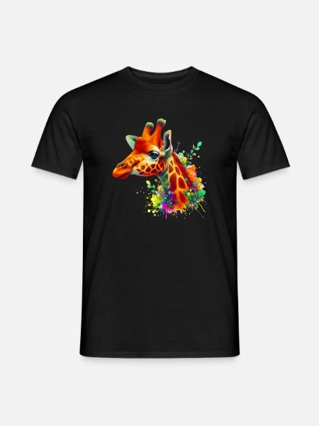 Girafe - T-shirt homme - noir