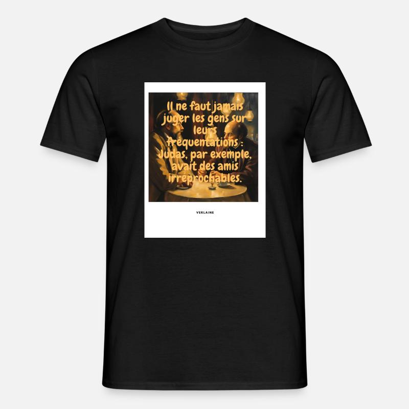Richter - Männer T-Shirt - Schwarz