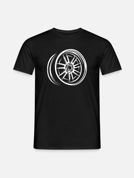 Stylish Tuning Rim – Auto-Design - Men's T-Shirt - black