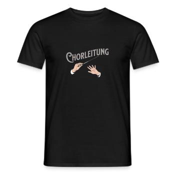 Chorleitung Chor Musik Dirigieren Chorleiterin - Männer T-Shirt - Schwarz - Vorne - AI Model Male 178 light (178cm)