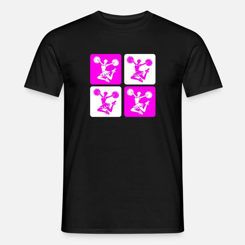 Cheerleader Design - Männer T-Shirt - Schwarz