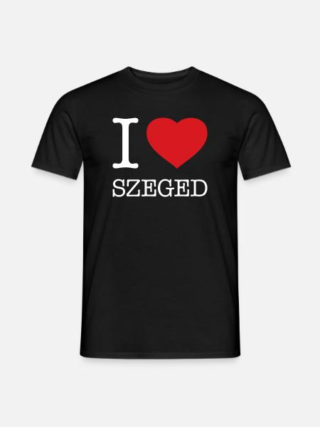 J’ADORE SZEGED - T-shirt homme - noir