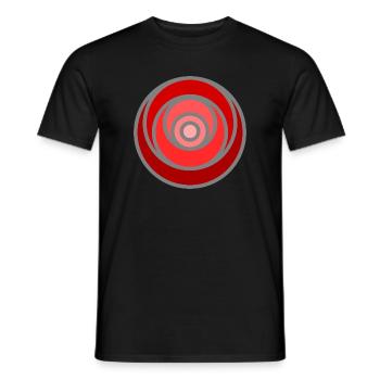 Graphique n° 7 - T-shirt homme - noir - Devant - AI Model Male 178 light (178cm)
