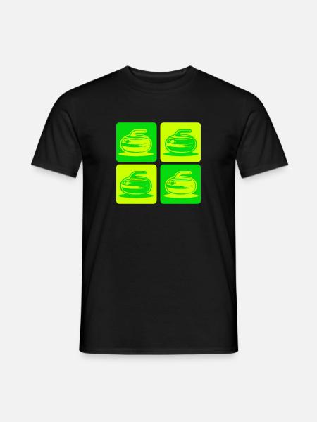 Curling Classic Design - Men's T-Shirt - black