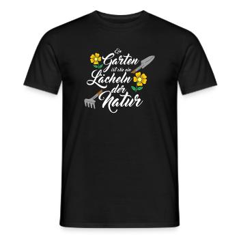 Garten Leben - Männer T-Shirt - Schwarz - Vorne - AI Model Male 178 light (178cm)