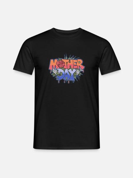 Graffiti Mother Day - Men's T-Shirt - black