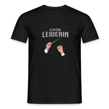 Chor Leiderin Chorleiterin Dirigentin - Männer T-Shirt - Schwarz - Vorne - AI Model Male 178 light (178cm)