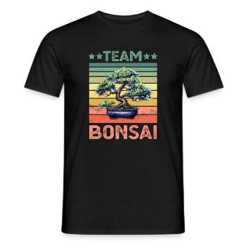 Bonsai Baum - Männer T-Shirt - Schwarz - Vorne - AI Model Male 178 light (178cm)