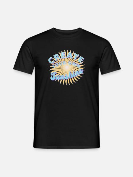 Gestalten Sie Ihren eigenen Sonnenstrahl - Männer T-Shirt - Schwarz