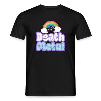 Death metal - T-shirt homme - noir - Devant - AI Model Male 178 light (178cm)