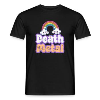 Death metal - T-shirt homme - noir - Devant - AI Model Male 178 light (178cm)