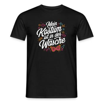 Costume Is In The Lingerie Cologne Carnival Disguise - Men's T-Shirt - black - Front - AI Model Male 178 light (178cm)