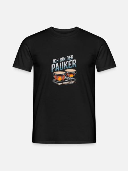 Ich Bin Der Pauker – Rhythmus Im Blut - Männer T-Shirt - Schwarz
