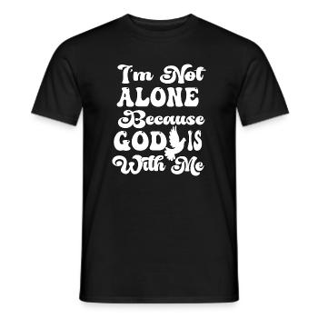 Im Not Alone - Men's T-Shirt - black - Front - AI Model Male 178 light (178cm)