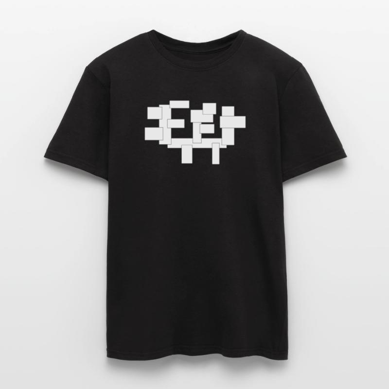 rectangles simplement des carrés en composition T-shirt homme