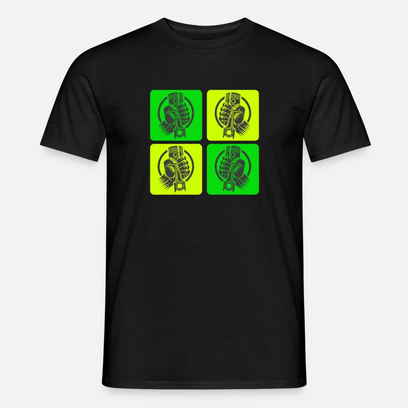 Schrauber Power Style - Männer T-Shirt - Schwarz