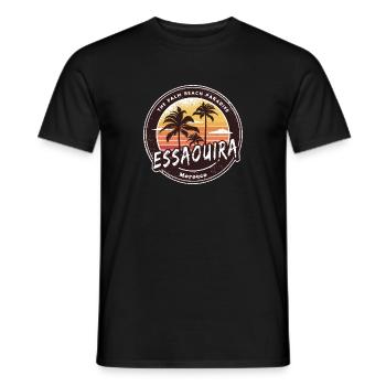 Essaouira Marokko Palmen Design - Männer T-Shirt - Schwarz - Vorne - AI Model Male 178 light (178cm)
