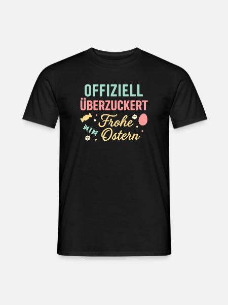 Officially sugar-coated Happy Easter - Men's T-Shirt - black