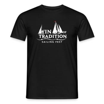 Segel Fest - Männer T-Shirt - Schwarz - Vorne - AI Model Male 178 light (178cm)