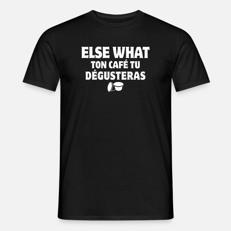 coffee, coffee bean, coffee break - Men's T-shirt - black