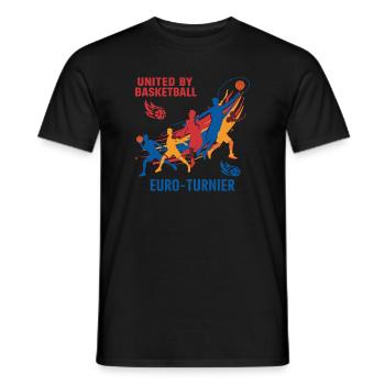 Basketball Turnier - Männer T-Shirt - Schwarz - Vorne - AI Model Male 178 light (178cm)