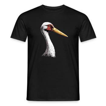 Stork Lover White Stork Giant Stork Storks Storks - Men's T-Shirt - black - Front - AI Model Male 178 light (178cm)