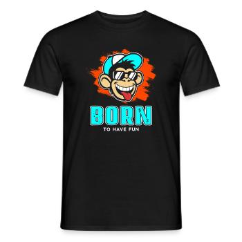 source - T-shirt homme - noir - Devant - AI Model Male 178 light (178cm)