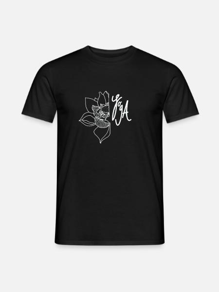Lotus Yoga - Men's T-Shirt - black